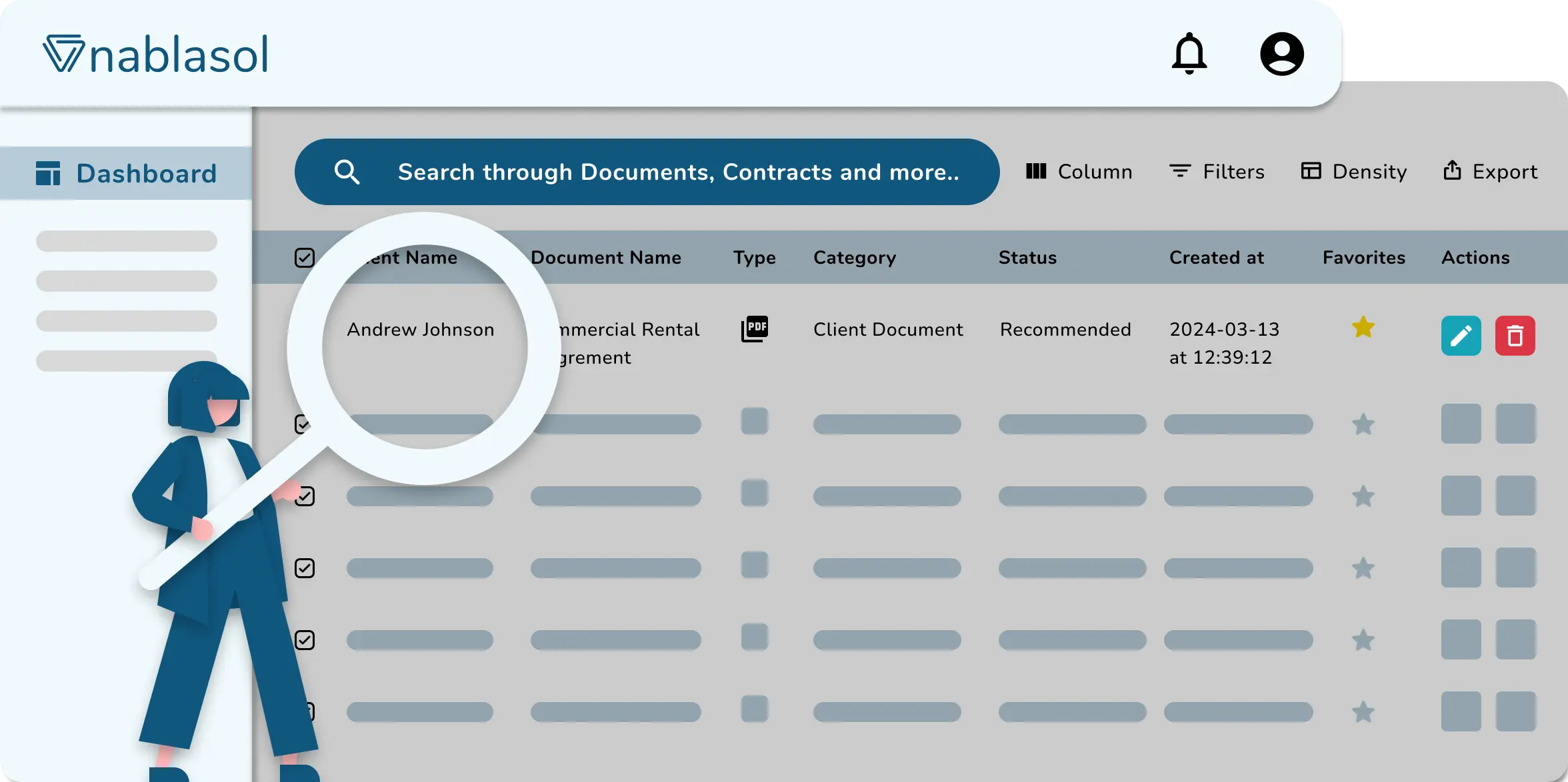 search through documents