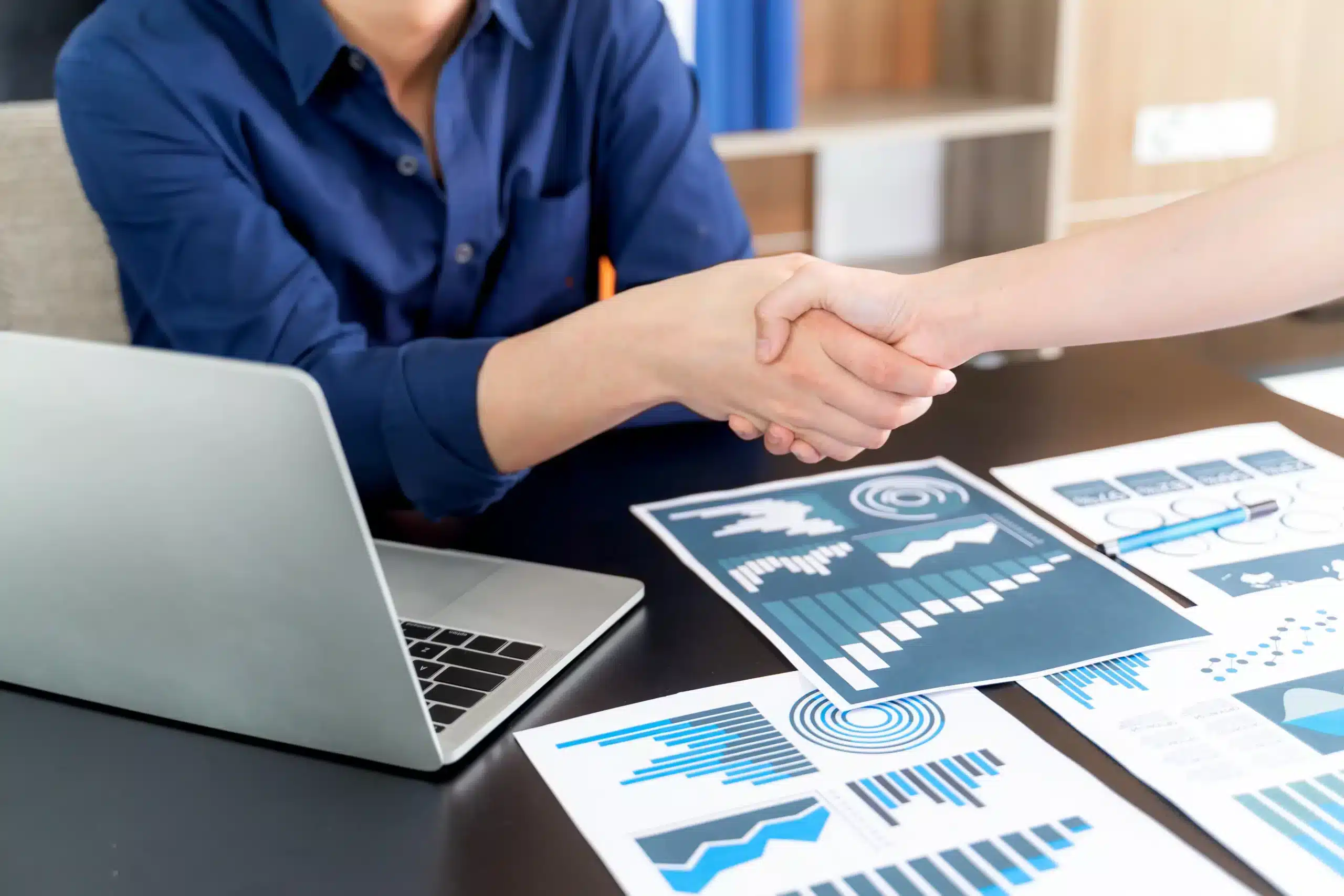 Real-time business reporting dashboards pulling live data from CRM, accounting, and operational systems